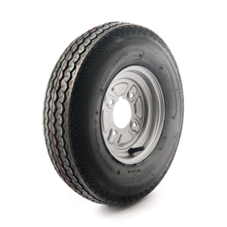 4.80/ 4.00-8,  4 ply,  4 on 4 PCD wheel assembly